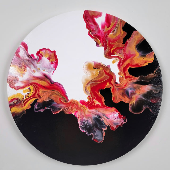 Crimson Embrace - 20" diameter - SOLD