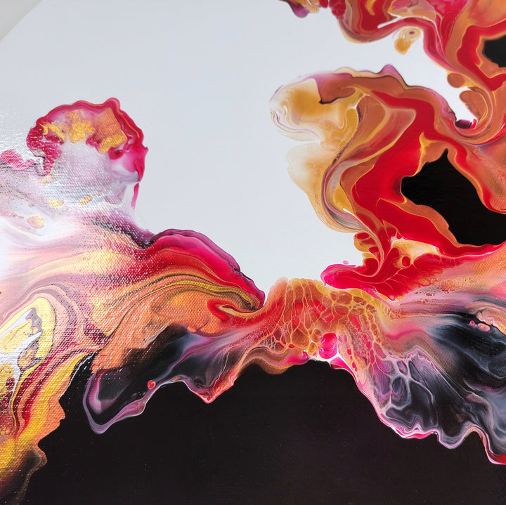 Crimson Embrace - 20" diameter - SOLD