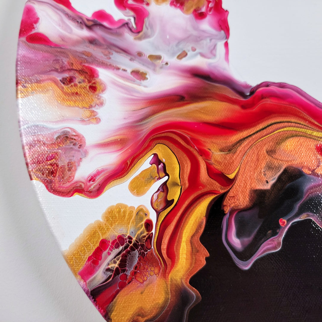 Crimson Embrace - 20" diameter - SOLD