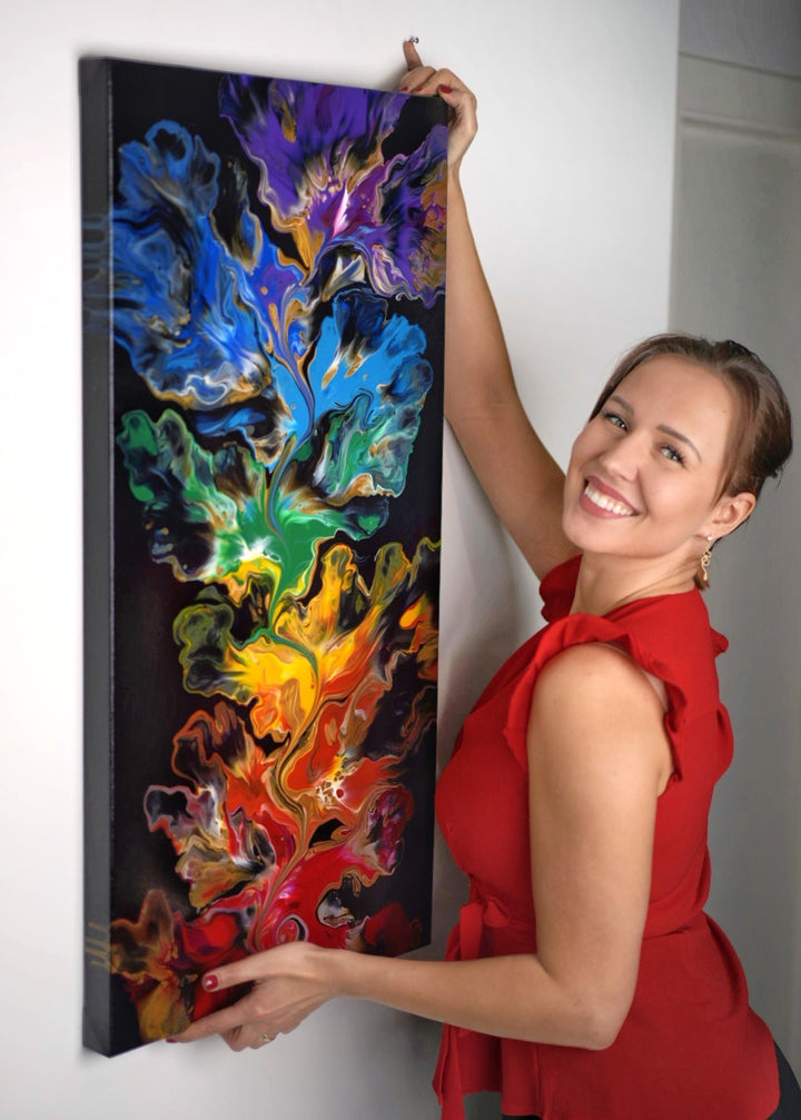 Ascending Energy Dance - 18"x36"- SOLD