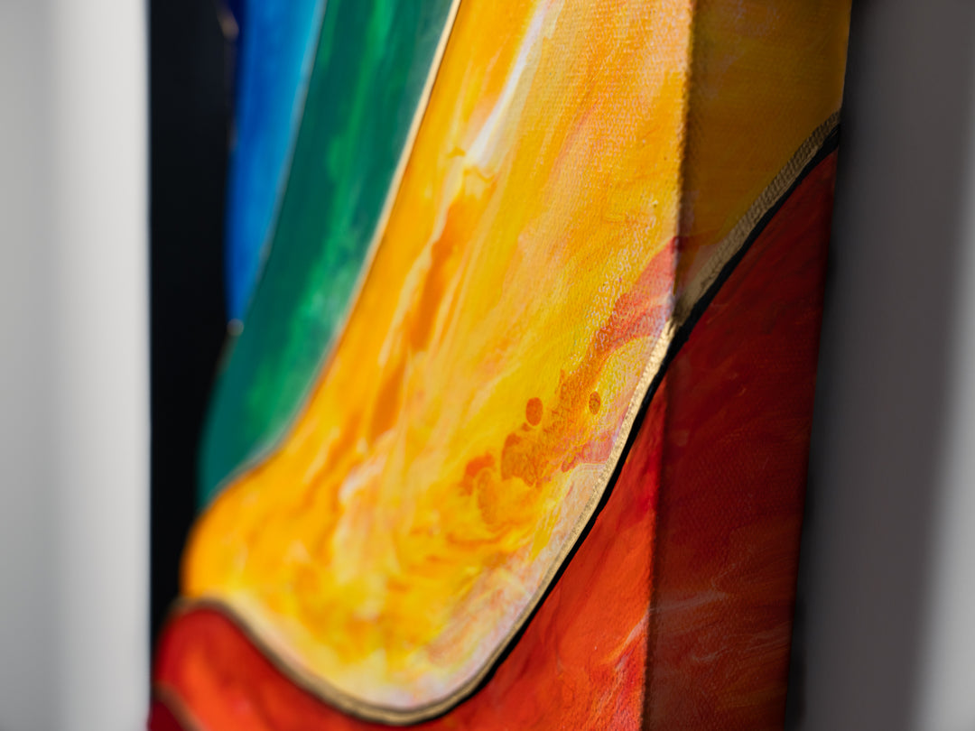 Rainbow Rhapsody: A Melody in Color - 24"x36"