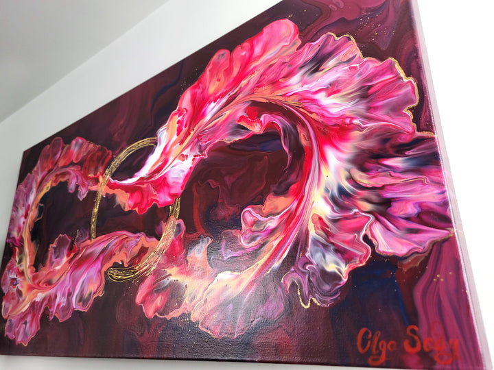 Ruby Rhythm - 18"x36" - SOLD