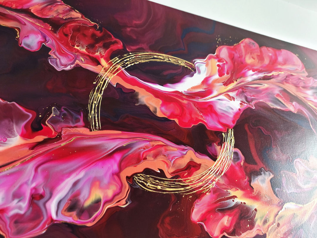 Ruby Rhythm - 18"x36" - SOLD