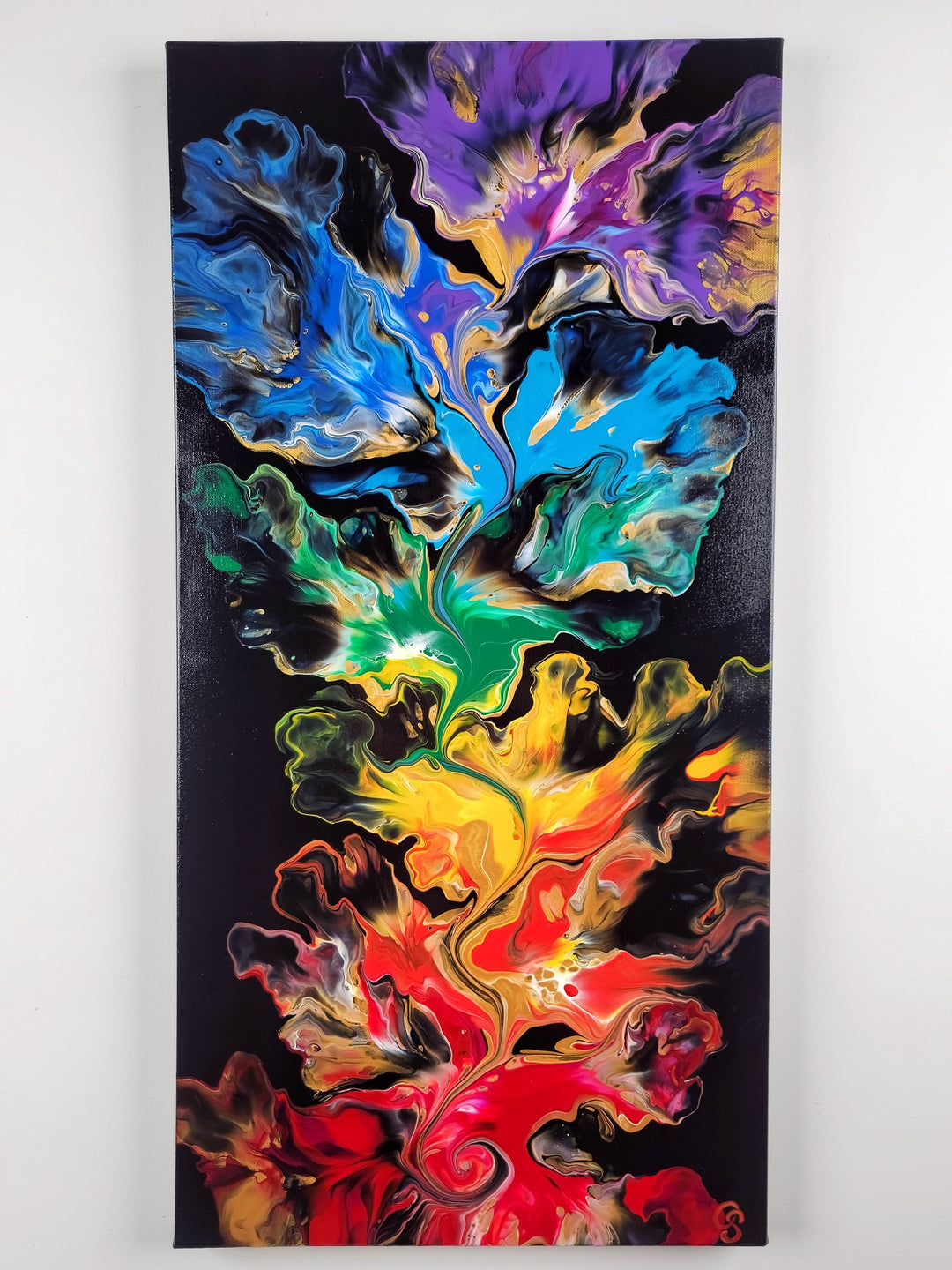 Ascending Energy Dance - 18"x36"- SOLD