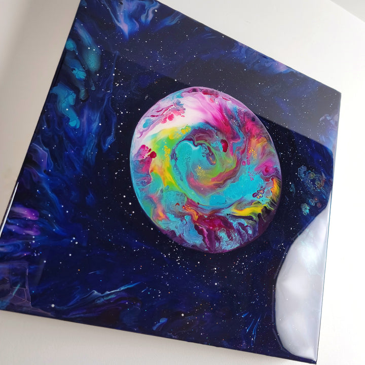 Cosmic Dance - 16"x16" - SOLD