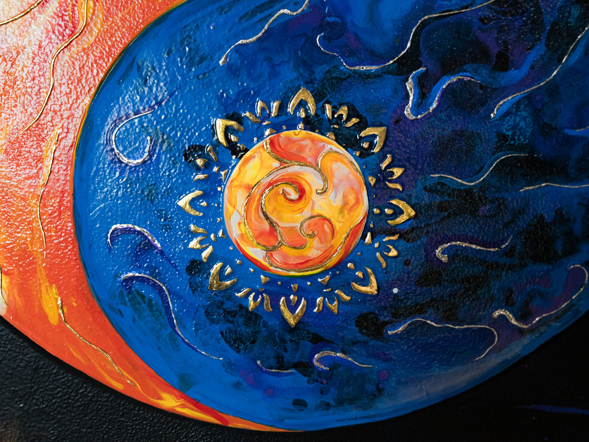Acrylic Painting for sale | Yin Yang Symphony - Olga Soby