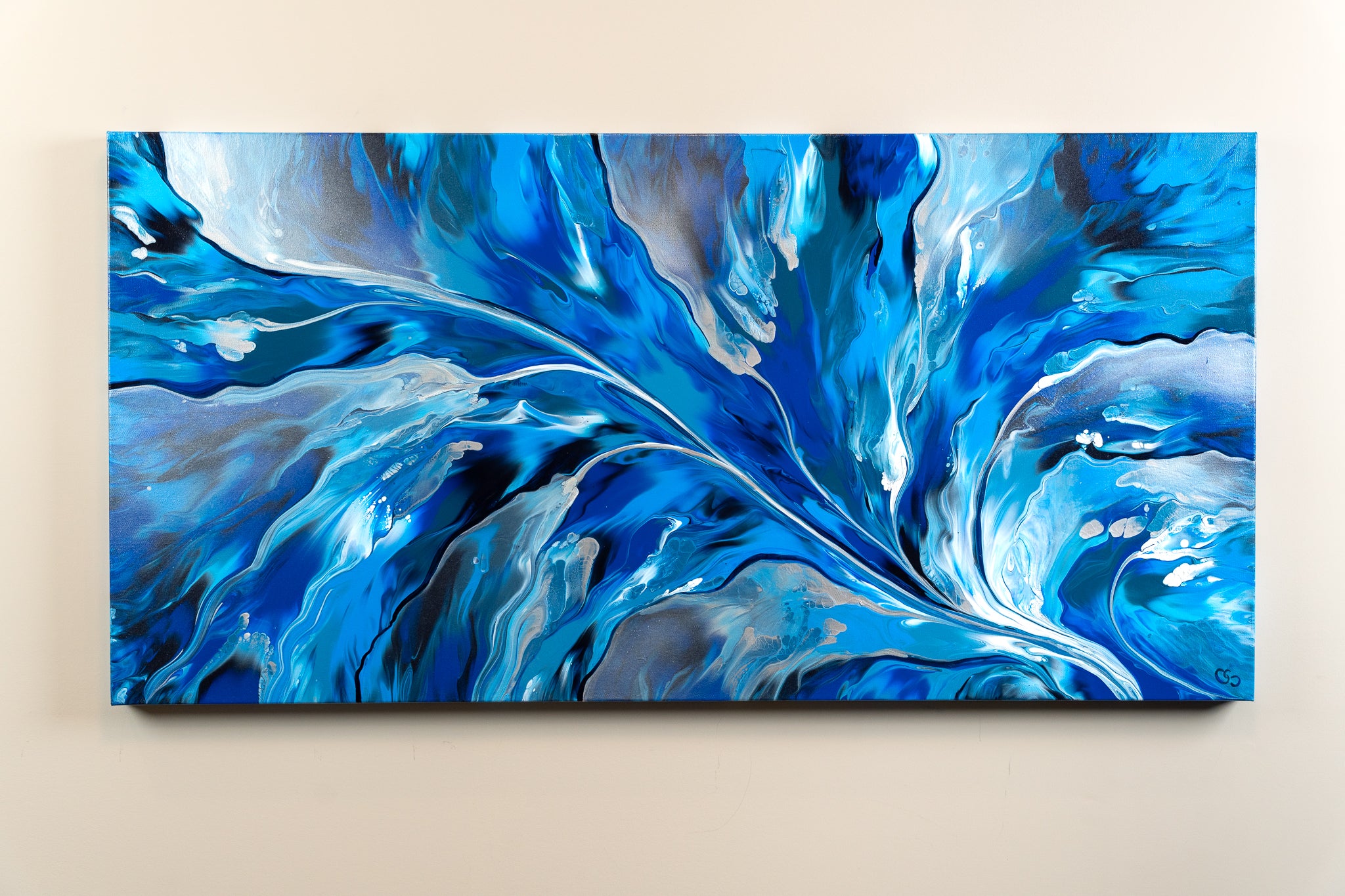 Abstract Painting for sale | Tales Of The Ocean by Olga Soby Abstract Painting for sale | Tales Of The Ocean by Olga Soby