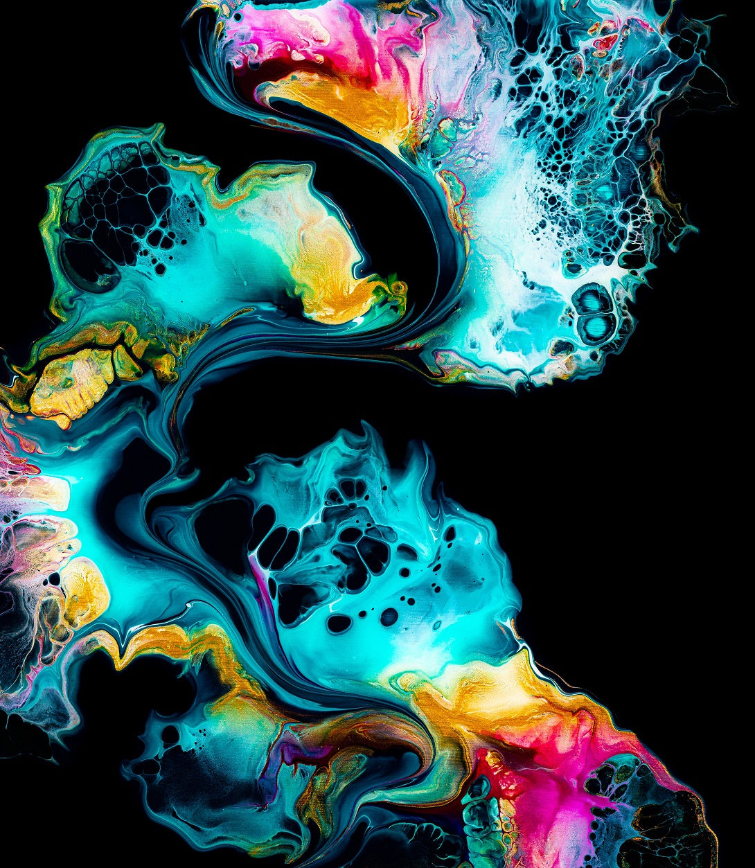 Olga Soby - Contemporary Fluid Art | Acrylic Pouring tutorials and online courses Abstract Art